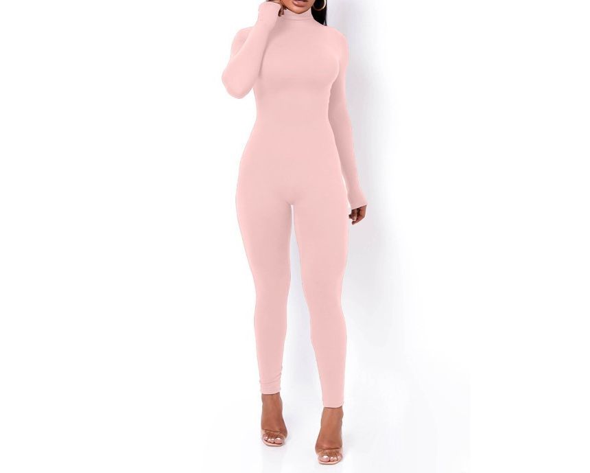 Ragom - Lange mouwen, coltrui, skinny jumpsuit