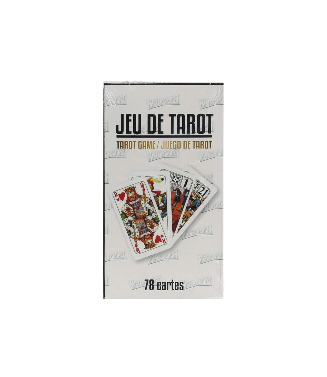 Paris Prix - Jeu De Tarot 78 Cartes juego 11cm Gris