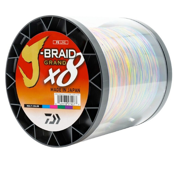 Tresse Daiwa J-Braid Grand X8 Multi Colour 1500m