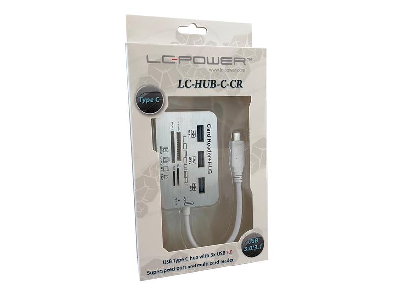 LC-Power USB-Hub LC-HUB-C-CR 7-Port USB-Hub