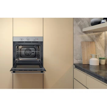 Whirlpool OMR35HR0X Multifunctionele inbouwoven Inox