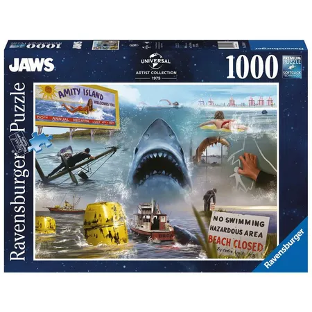 Ravensburger Puzzle - Jaws, 1000 Teile