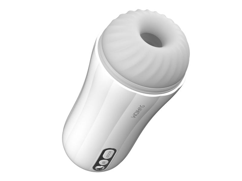 Svakom Masturbator Robin Weiss Hochwertiges Sextoy mit Vibration für Männer