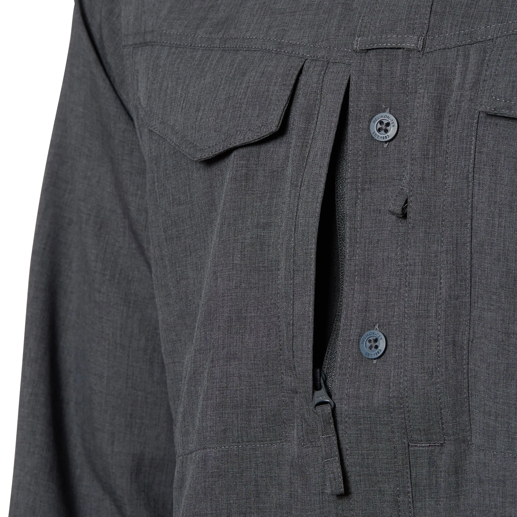 Helikon-Tex -  Helikon-Tex Hemd Defender MK2 Gentleman Shirt melange black grey