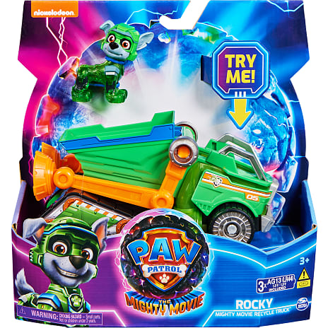 PAW Patrol Mighty Movie redningskøretøj 23 cm – flere varianter - assorteret