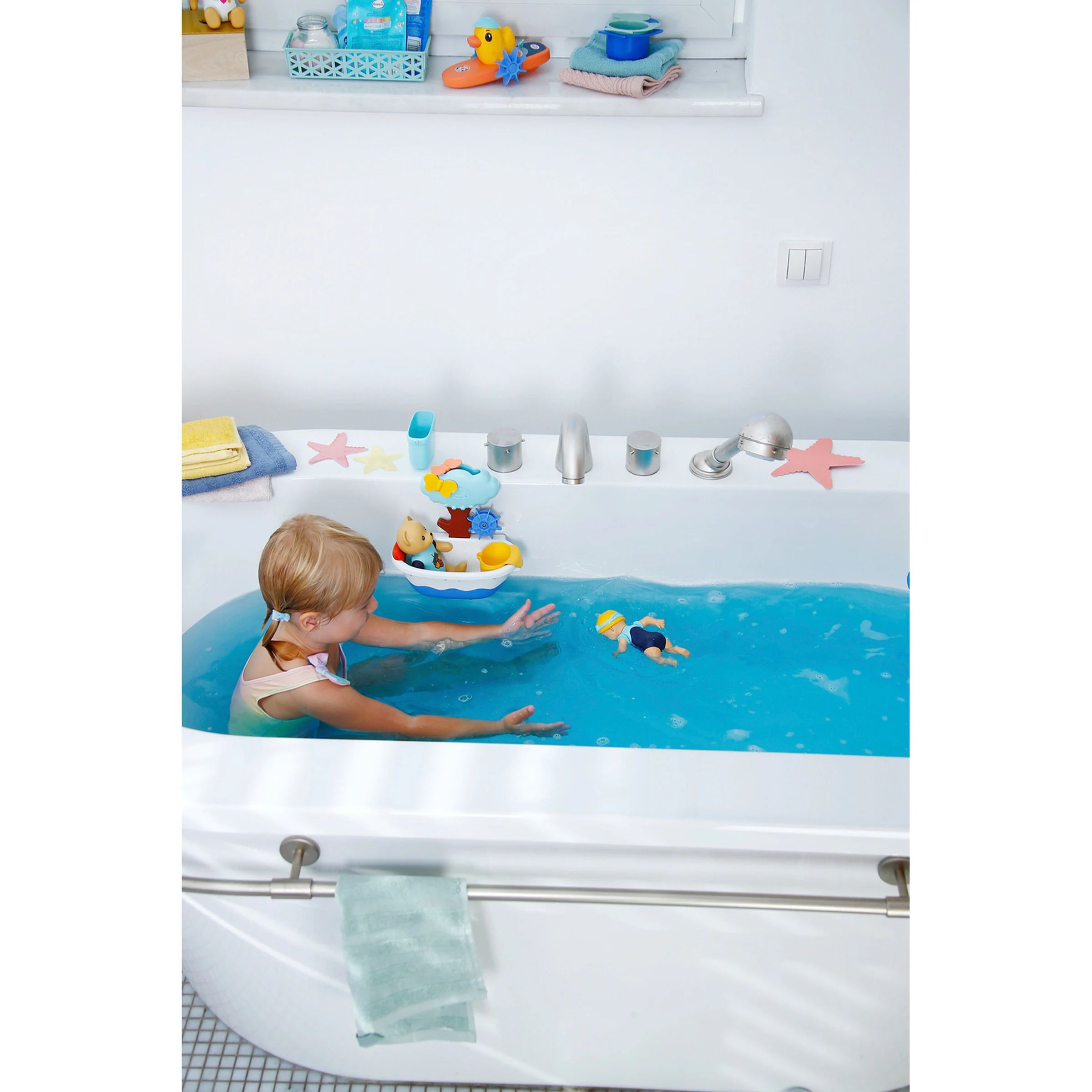 Zapf Creation - BABY BORN Splish Splash Kinderwagen mit Emma