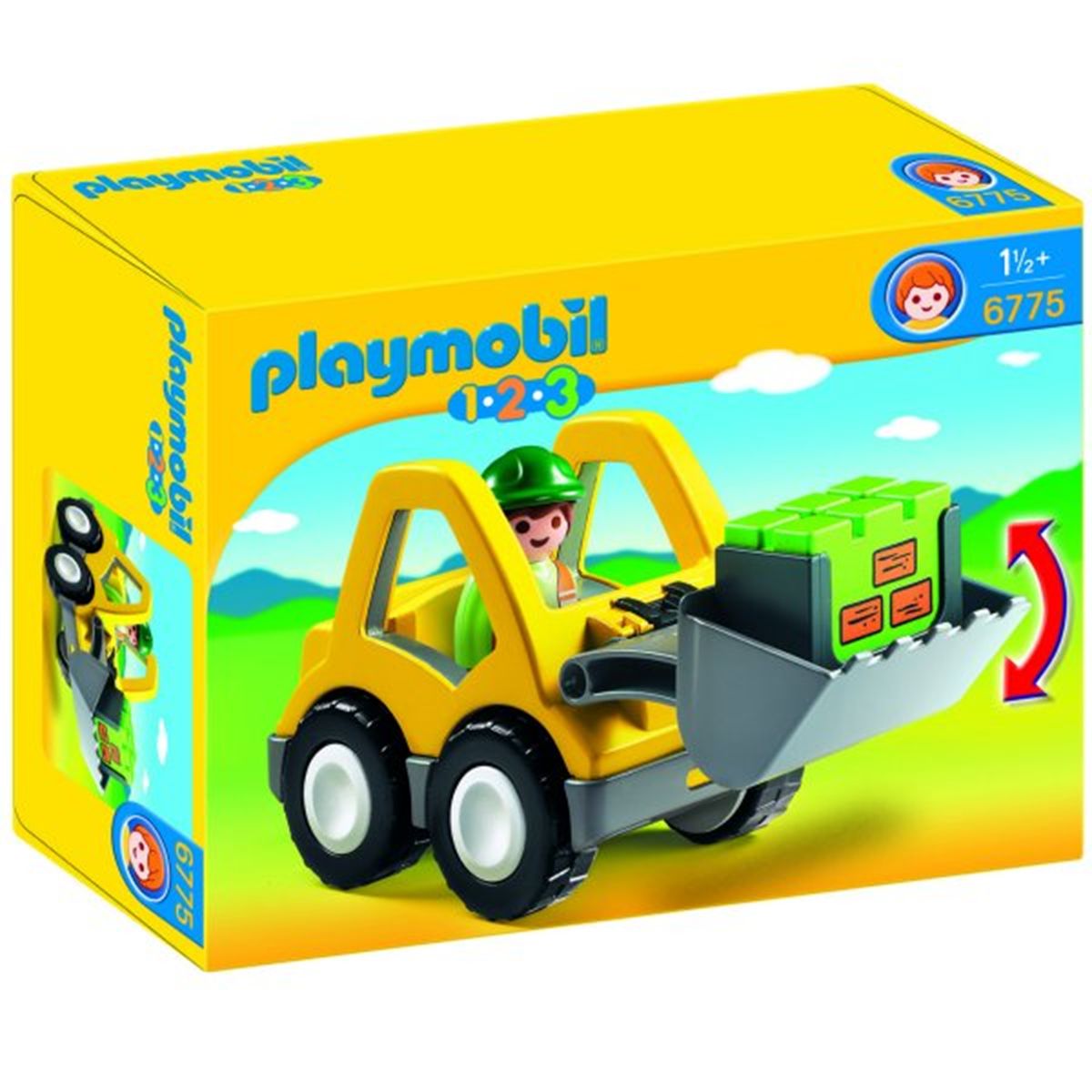 Chargeur et ouvrier Playmobil 1.2.3 6775
