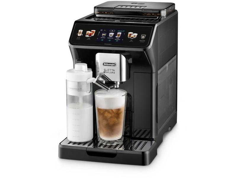De'Longhi Kaffeevollautomat Eletta Explore ECAM450.65.G Sch Kaffeevollautomat mit Cold Brew Funktion