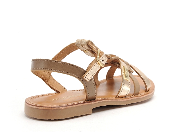 Les tropeziennes nu pieds enfant badami beige