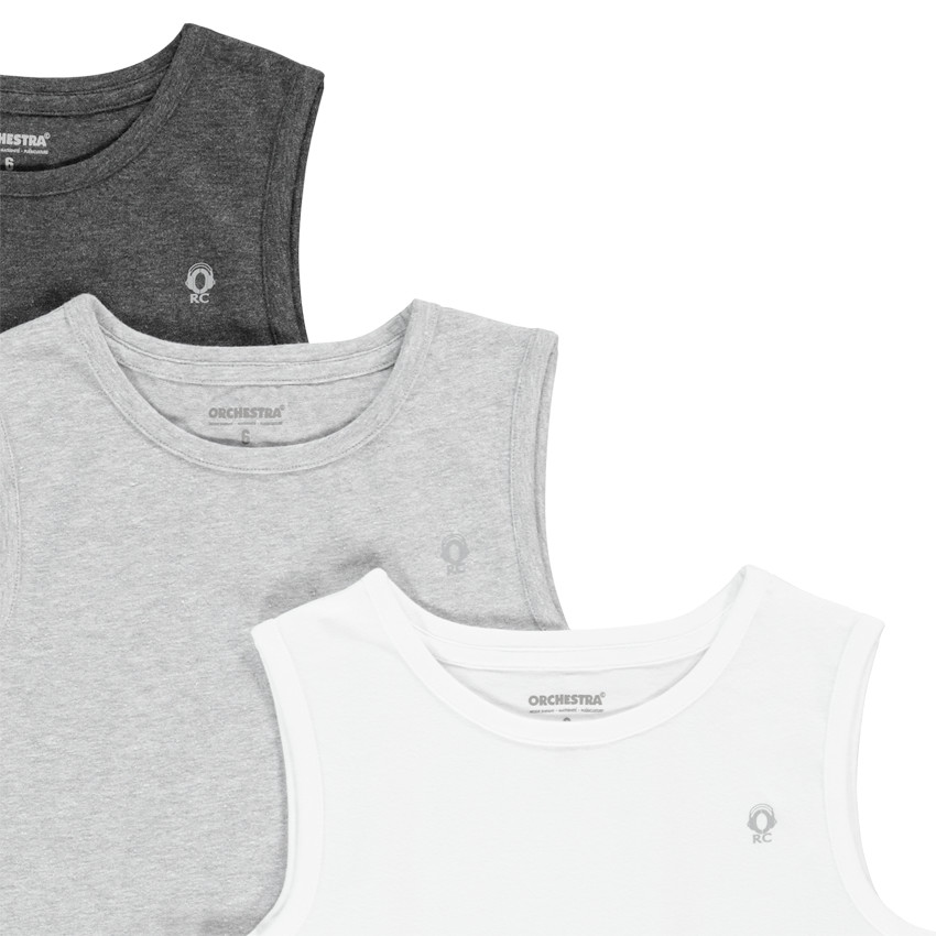 Lot de 3 maillots de corps sans manches pour garçon