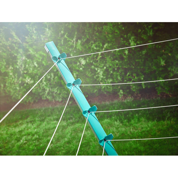 Leifheit Linomatic 400 droogmolen - met bodemhuls - 40 meter drooglengte