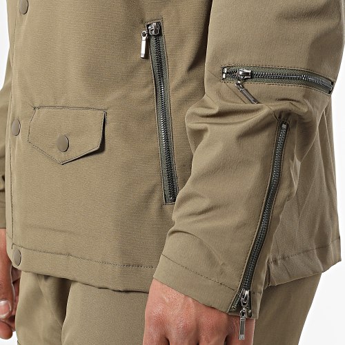 Ensemble Veste Et Pantalon Jogging KL-2060 Vert Kaki