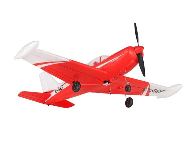 TOP-RC Warbird Mini SF260 450 mm, Rot, RTF Kleines 4-Kanal RC-Flugzeug mit Gyro