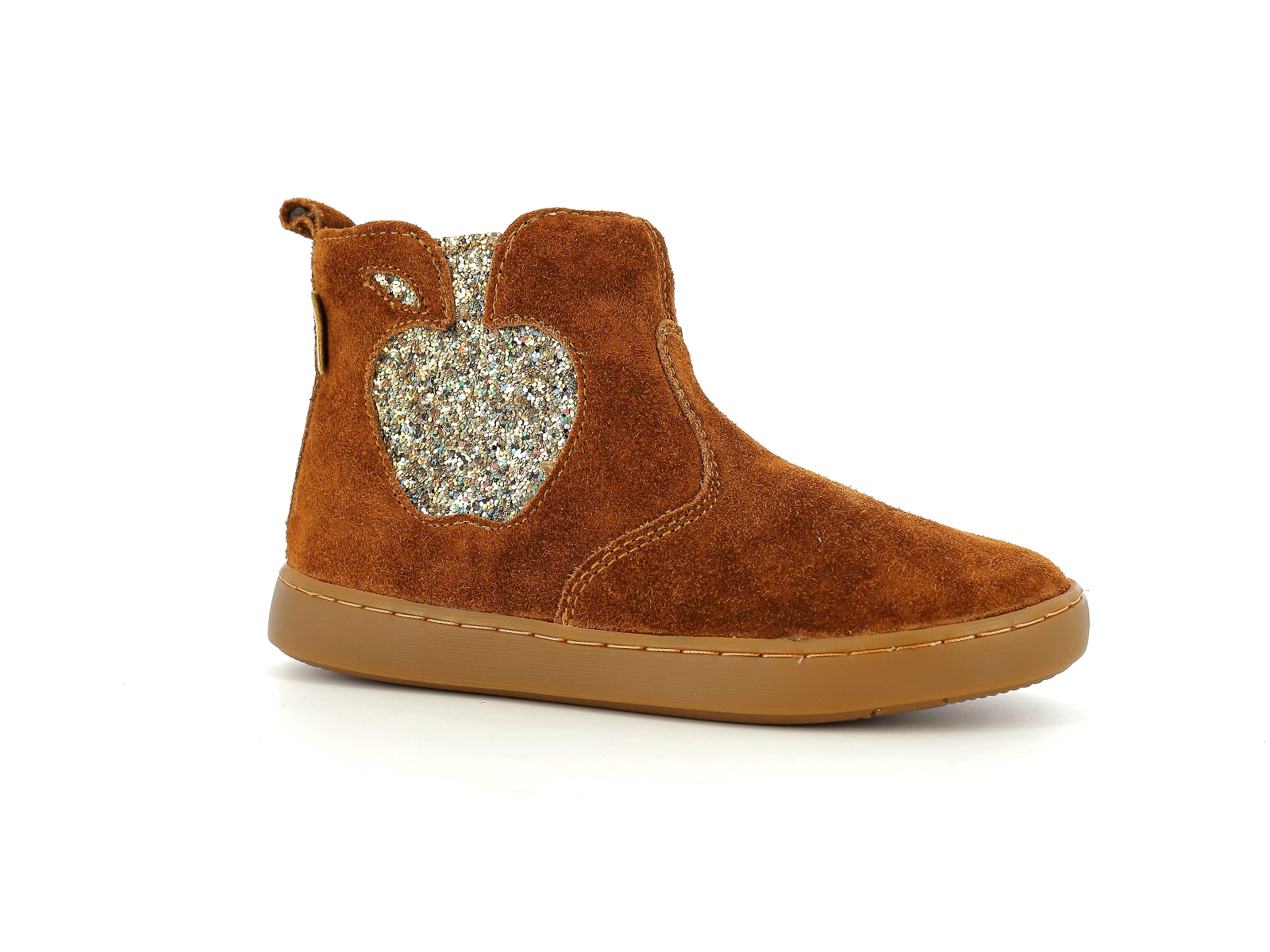 Shoopom-PLAY NEW APPLE Nubuck Camel