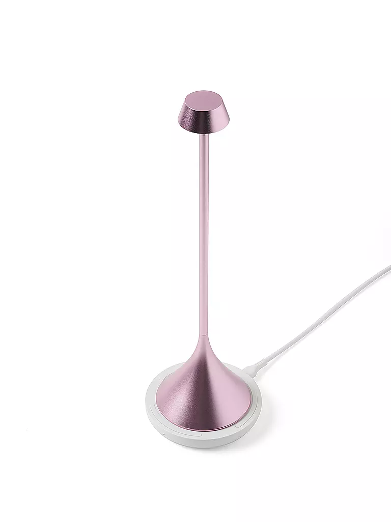 LEXON LED Lampe STELI 28,6cm Light-Pink rosa
