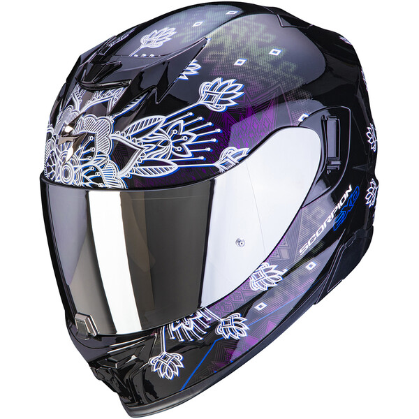 Scorpion - Casque Exo-520 Evo Air Tina Noir / Blanc / Violet