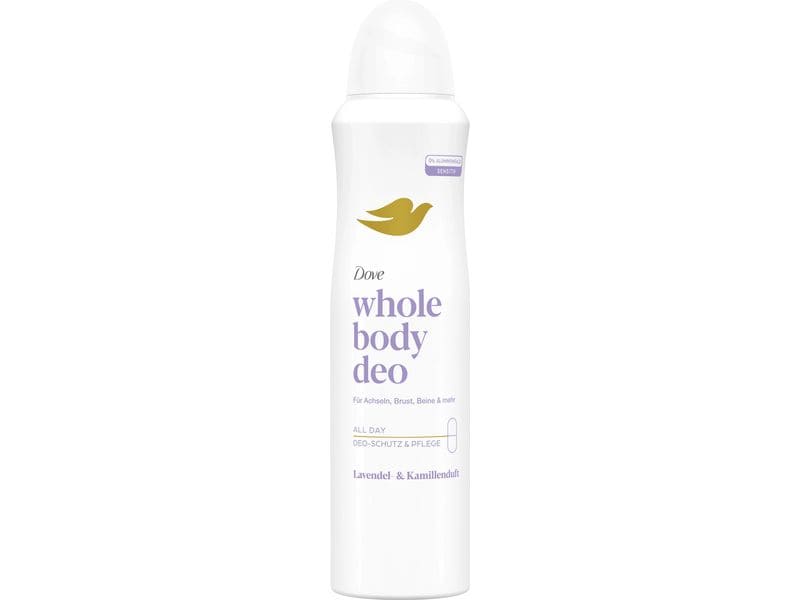 Dove Deo Spray Lavendel und Kamillenduft 150 ml Deo-Spray perfekt für eine sanfte Erfrischung