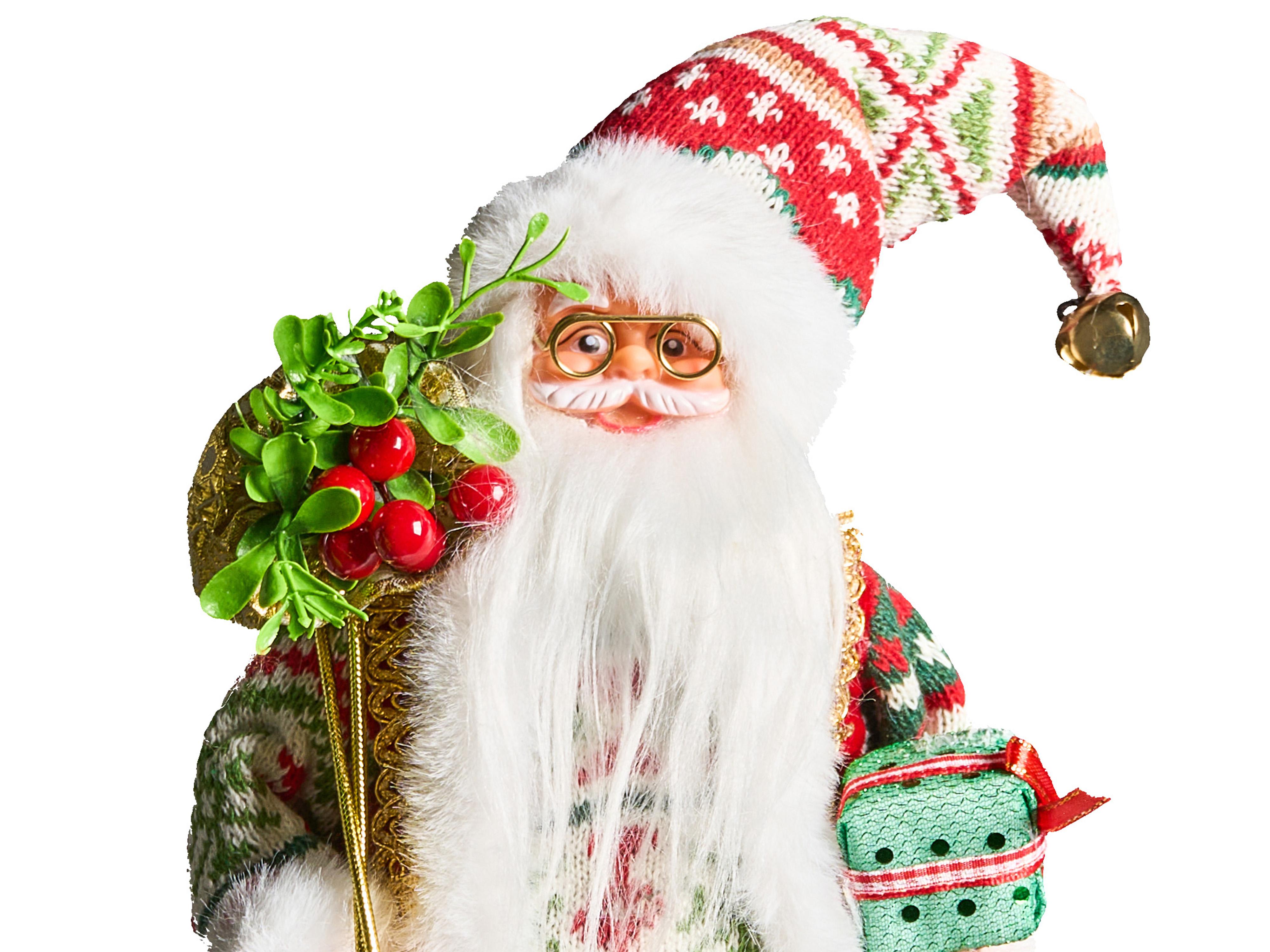 Kerstdecoratie MOSVATN Kerstman 37 cm Rood/groen