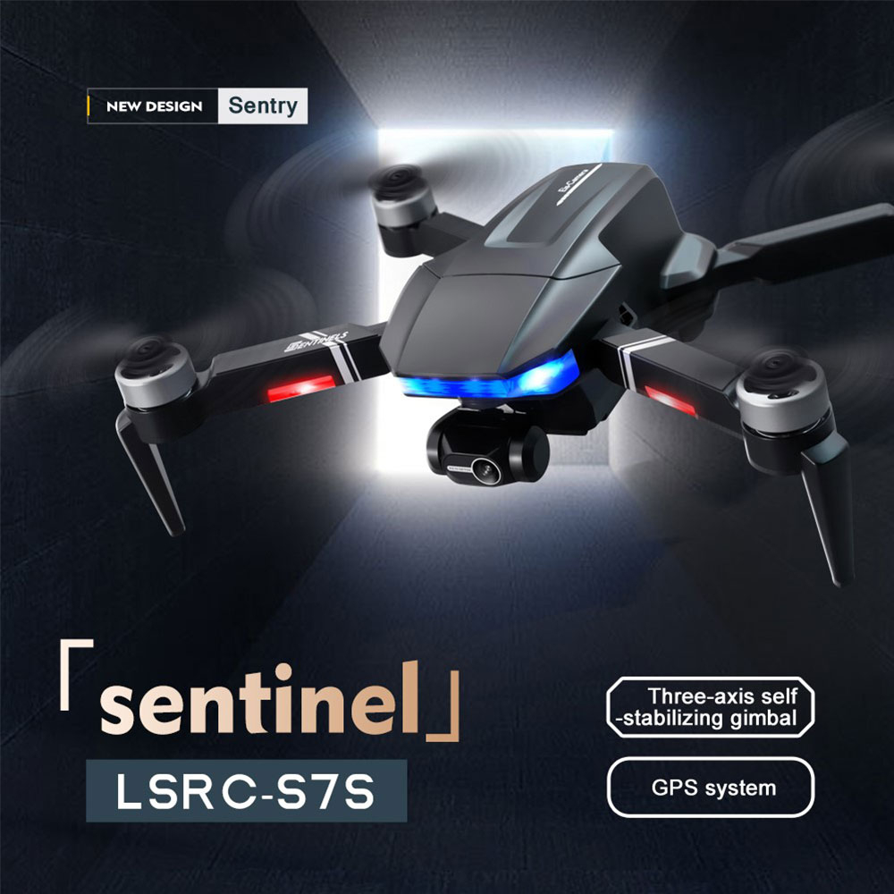 WiFi Faltbare RC Quadrocopter GPS Drohne 120° Weitwinkel FullHD Kamera Video Live-Übertragung   Fernbedienung - Schwarz
