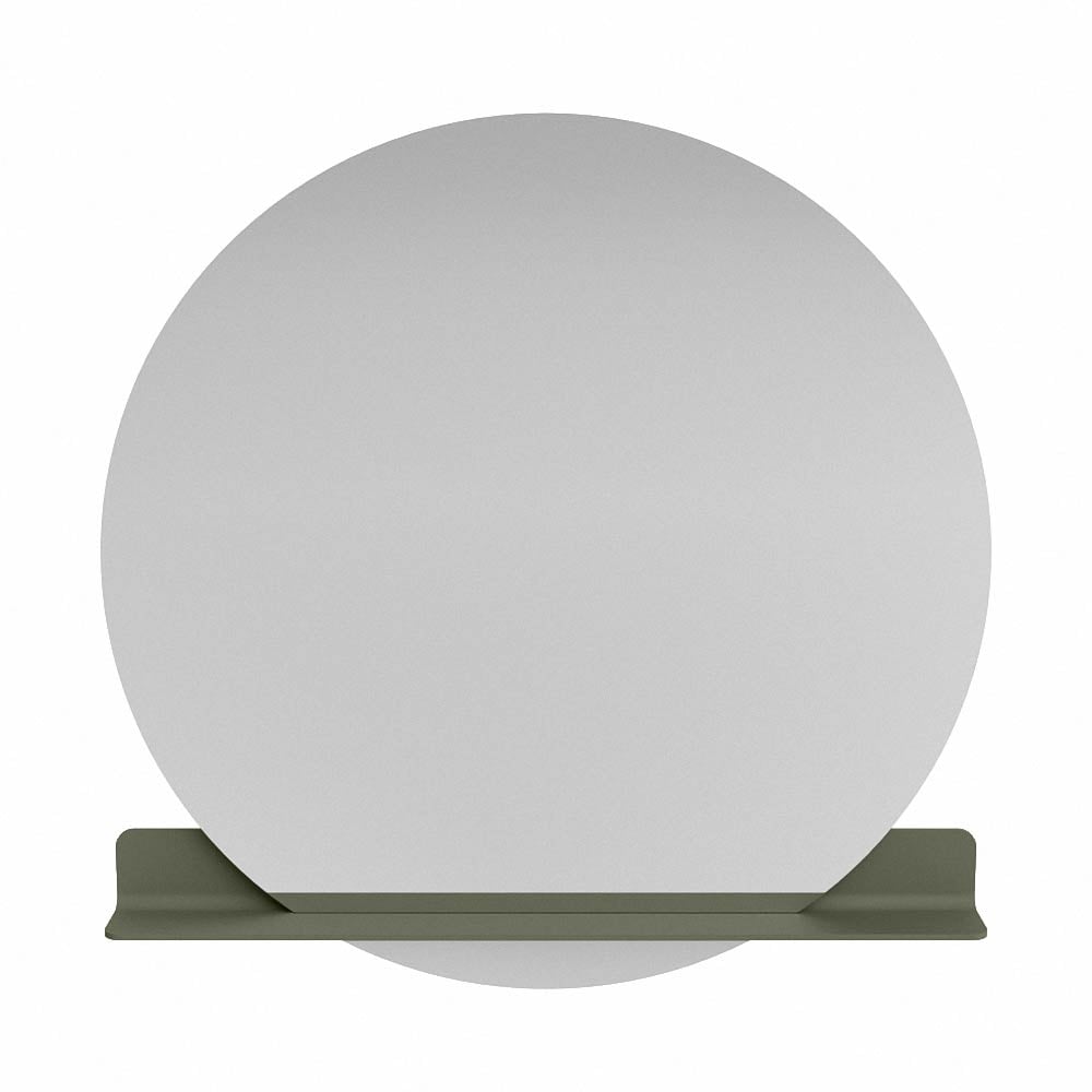 Mondiaz Spot spiegel rond Ø120cm met planchet army