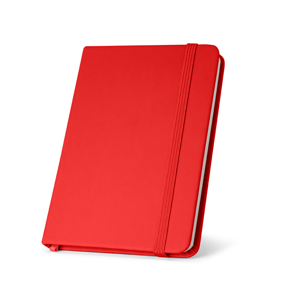 hi!dea 93637 - Cahier A5 à couverture rigide en PU (35% recyclé) avec pages lignées 100% recyclé
