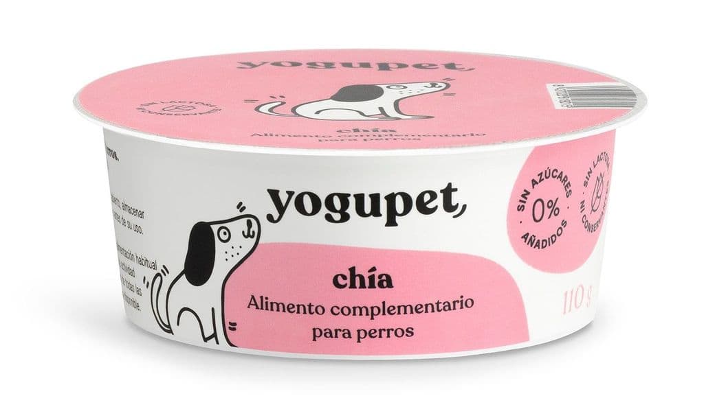Ração para cães Yogupet com chia, 110g (pacote com 4)