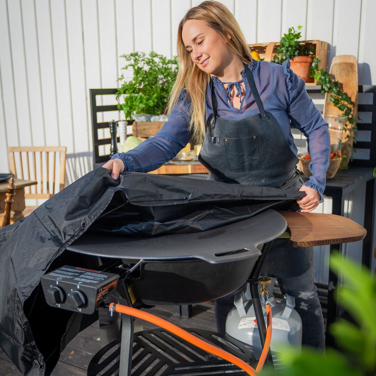 Trekk til stekehelle-sett 78 cm