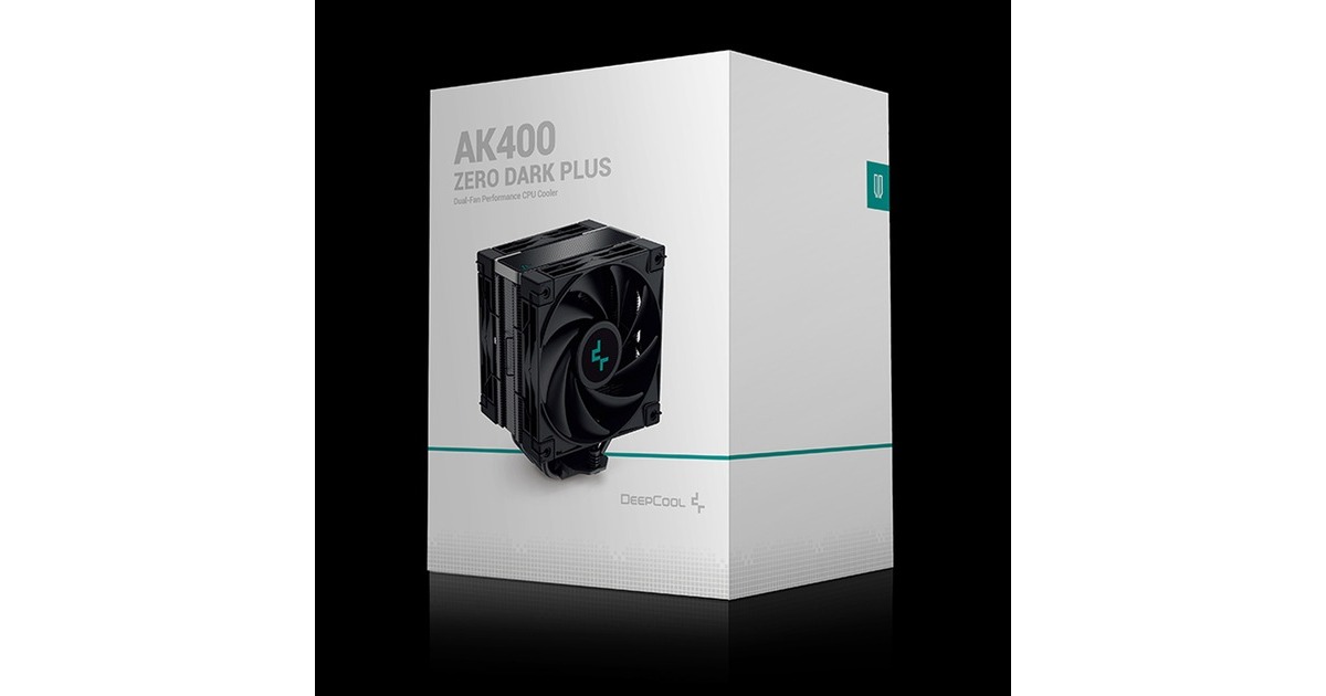 DeepCoolAK400 Zero Dark Plus CPU-koeler  (Zwart)