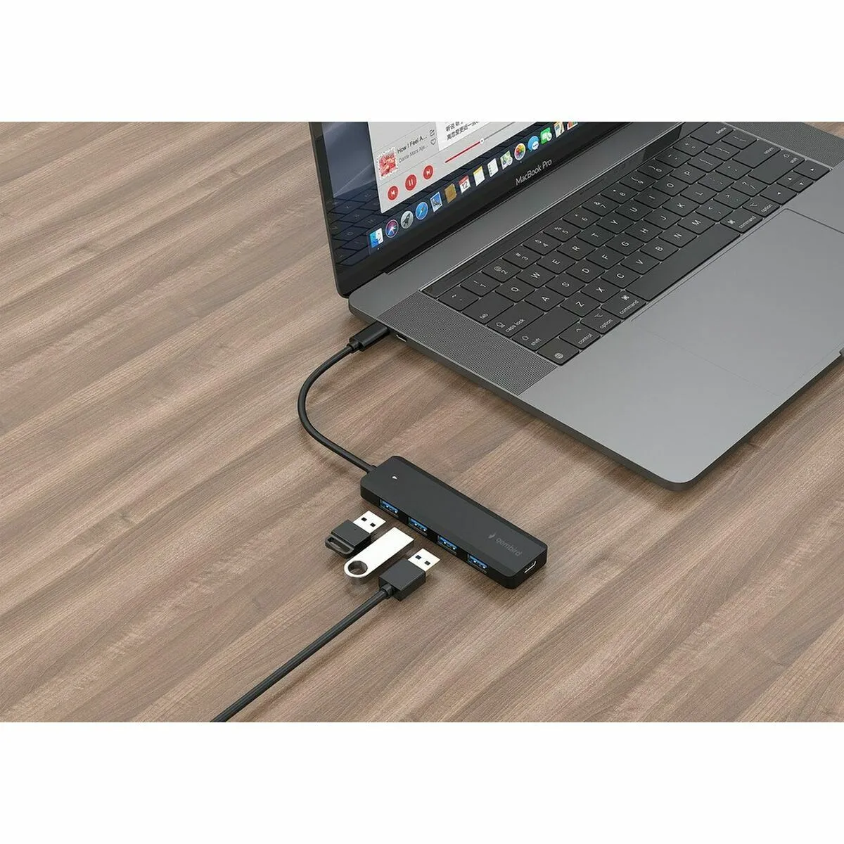 Gembird Hub USB UHB-CM-U3P4P-01