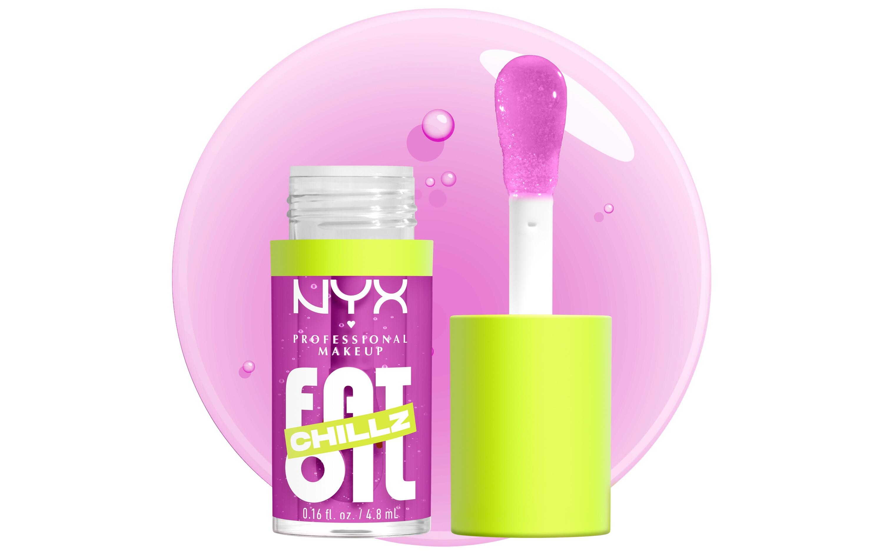 Lip Gloss Fat Oil Chillz Strawberry SlushVeganer Lip Gloss für 12 Stunden volle und gepflegte Lippen
