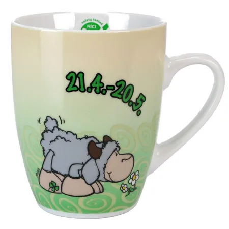 NICI Kaffeetasse aus Porzellan mit putzigem Schaf