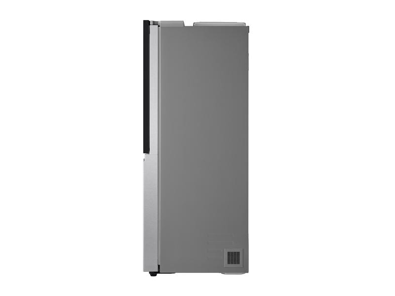 LG Foodcenter GSXV90BSDE Brushed Steel Side by Side Kühlgerät mit Fenster und Innenbeleuchtung