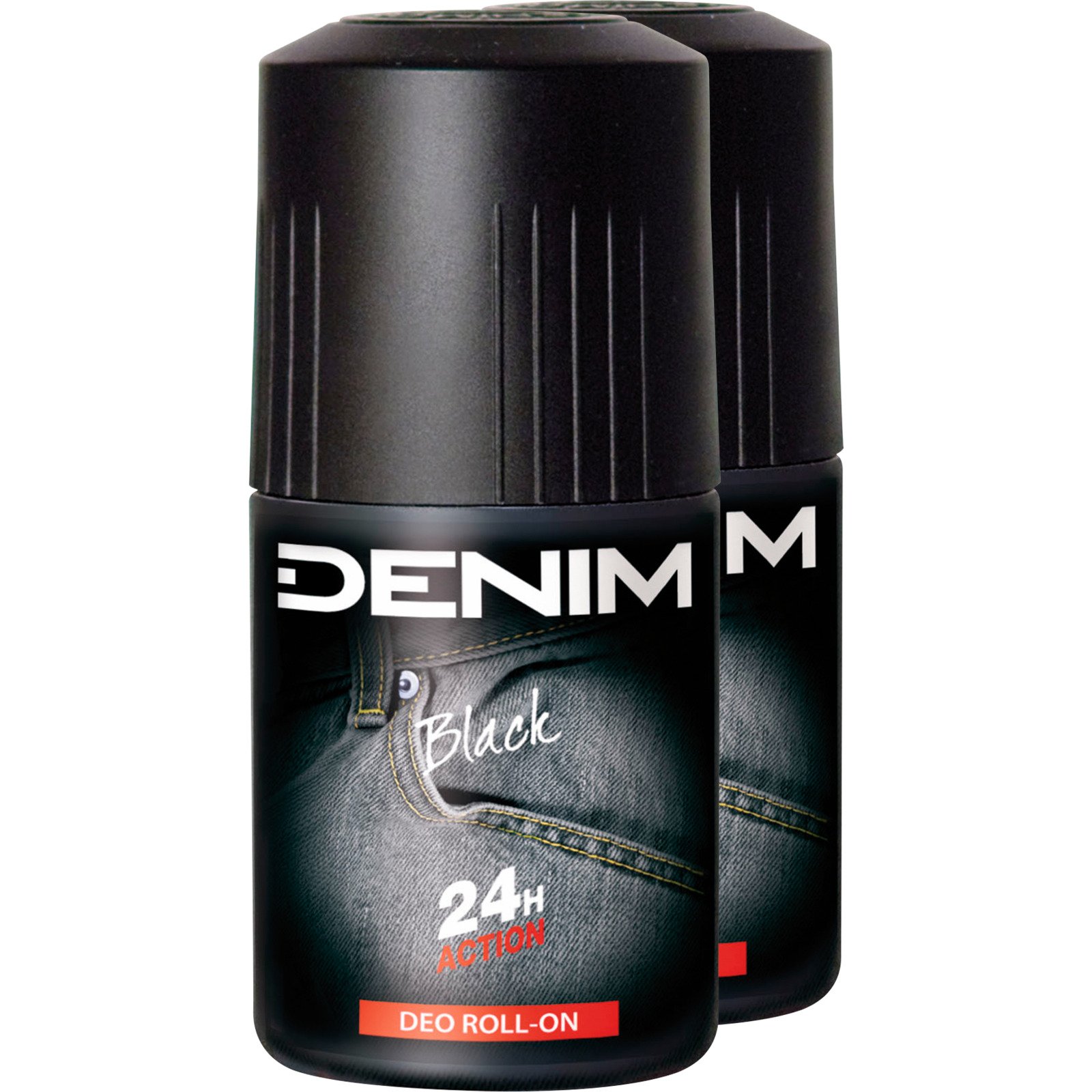 Denim Deo Roll On Black 2 x 50 ml