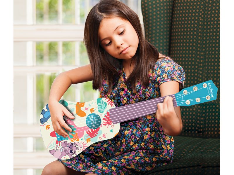 Lexibook Meine Erste Gitarre Stitch 53 cm Gitarre für Kinder