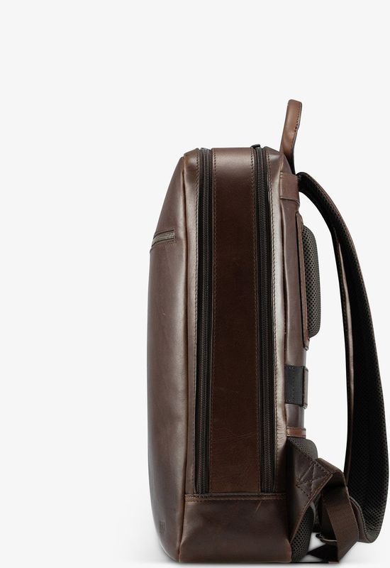 JOST - Lund - Rugzak - Donkerbruin - Leer - Met Laptopvak