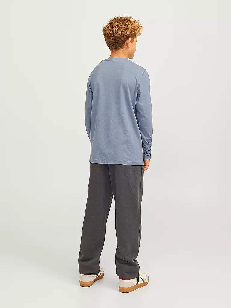 JACK & JONES Jungen Langarmshirt JCOOUTDOOR hellblau