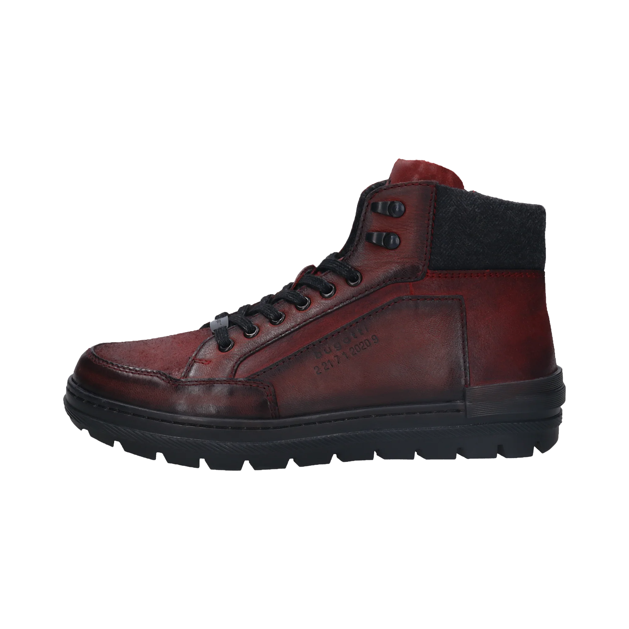 Stiefel dunkelrot