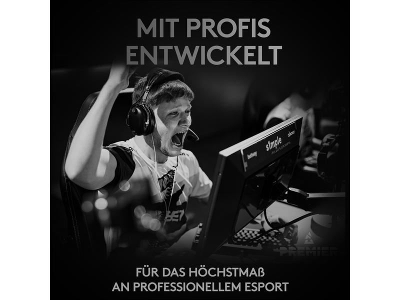 Logitech Gaming-Maus Pro X Superlight Schwarz Extrem leichte Gaming-Maus mit leistungsvoller Performance