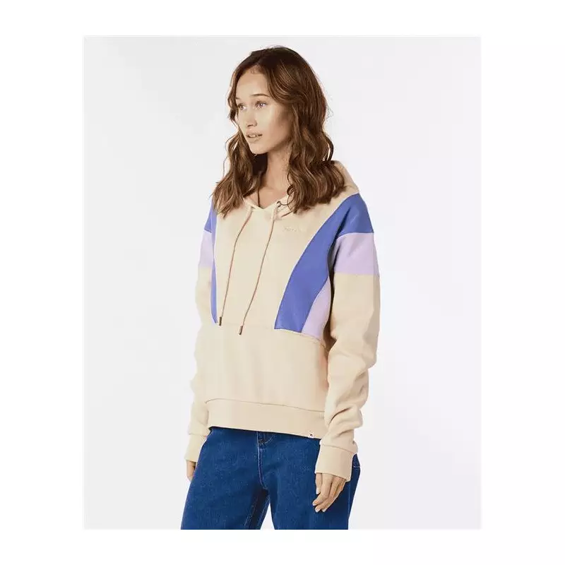 Sweat femme RIPCURL Olalla Hoodie Fleece Beige
