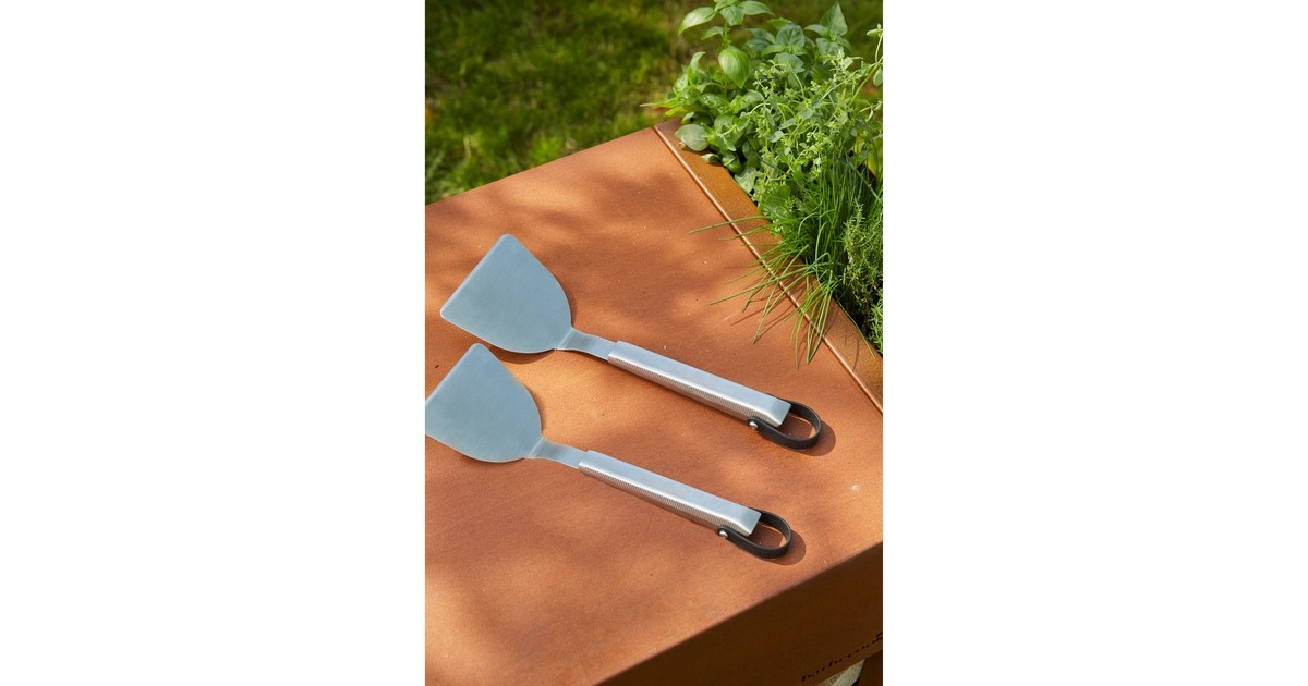 BarbecookPremium set van plancha spatels uit rvs 33cm