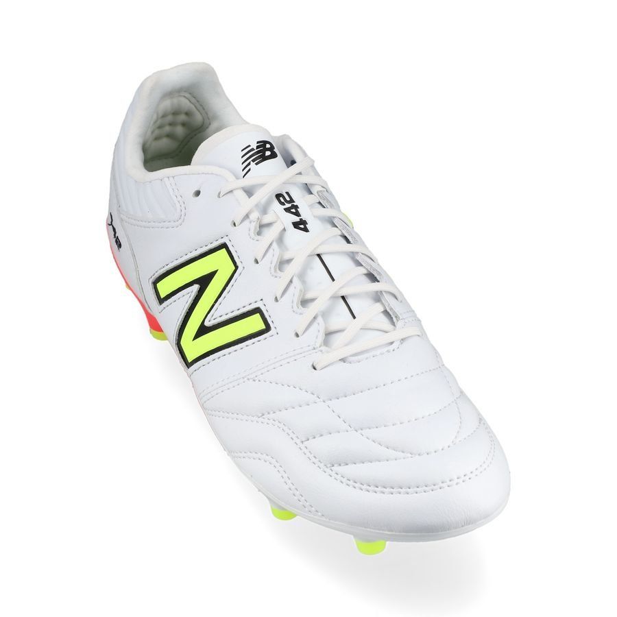 New Balance 442 V2 Pro FG Flash Point - Blanc/Vert/Noir