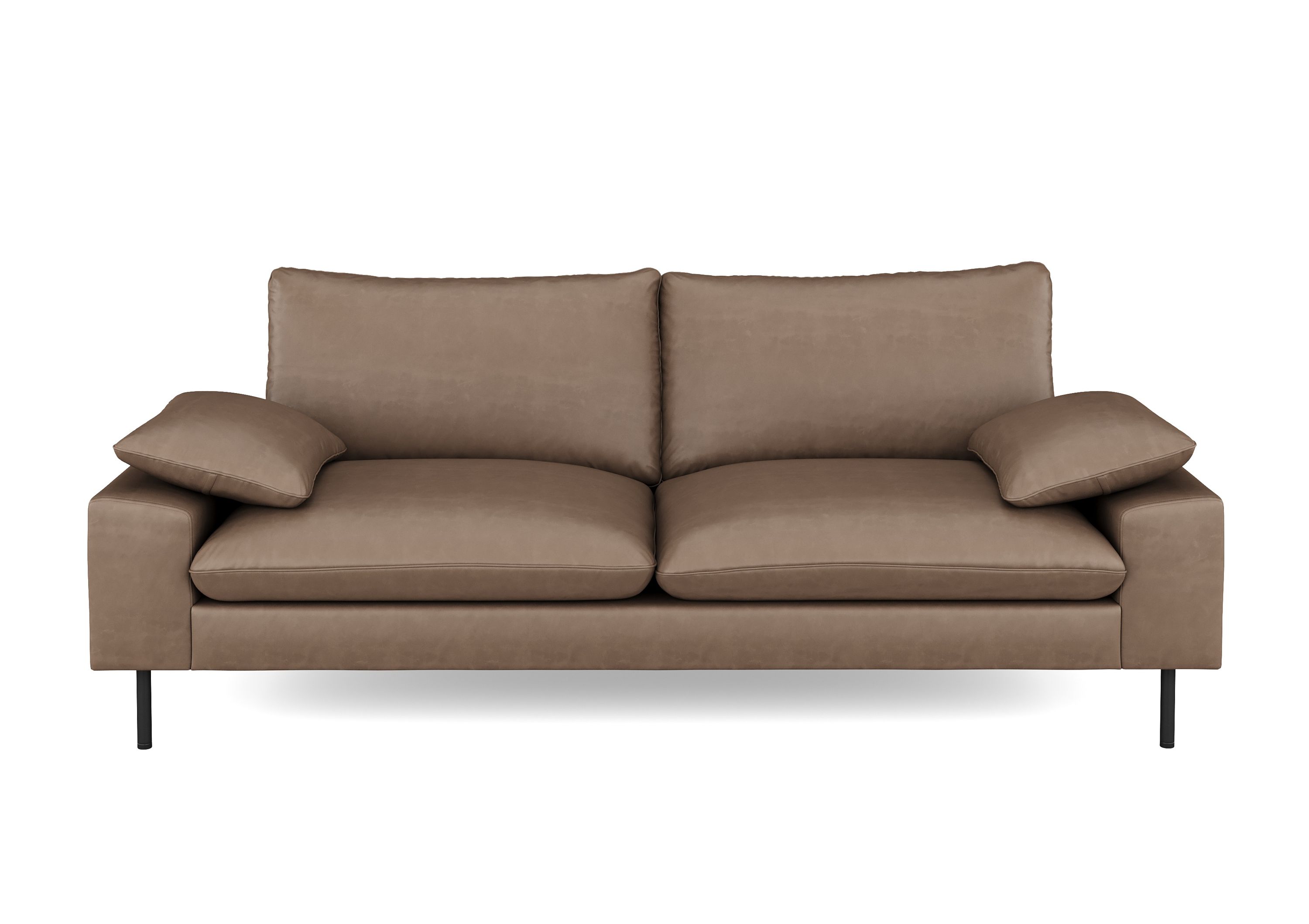 Sofa Leder ADELE braun