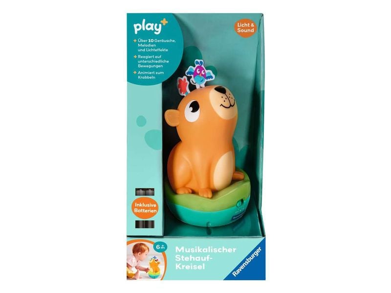 play  Musikalischer Stehauf-Kreisel Steh-auf-Capybara mit 2 Spielmodi