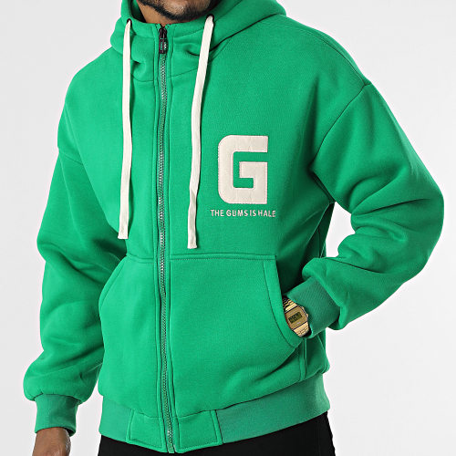 Veste Zippée Capuche MK21011 Vert