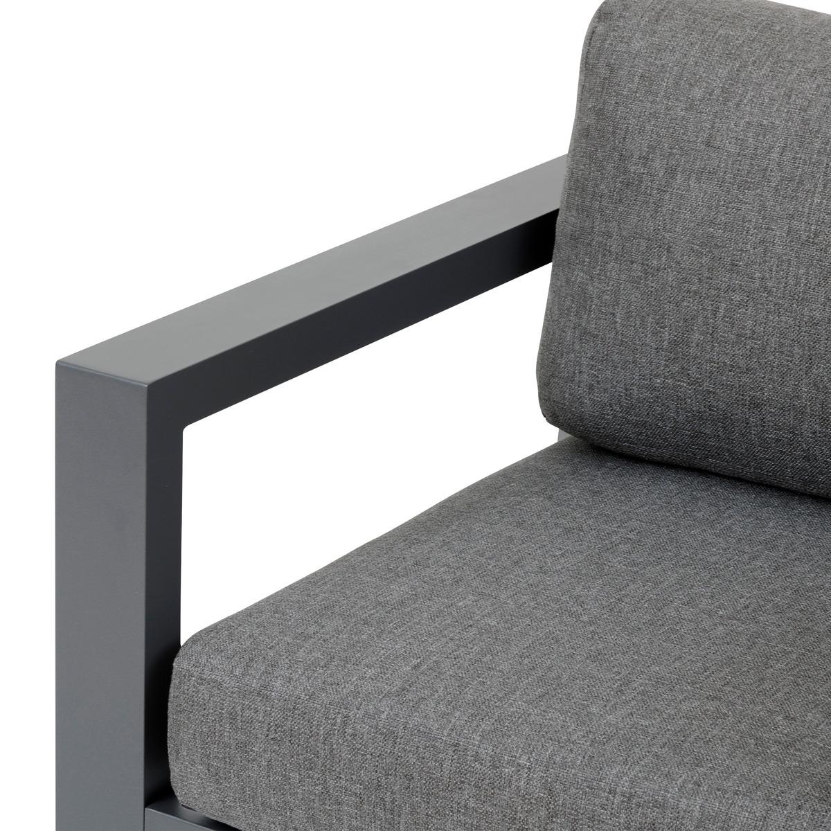 FAUTEUIL EVASION ALUMINIUM GRAPHITE