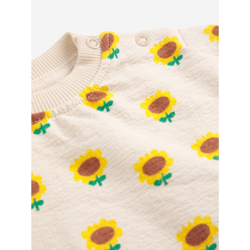 Køb Bobo Choses Beige Sunflower All Over Sweatshirt