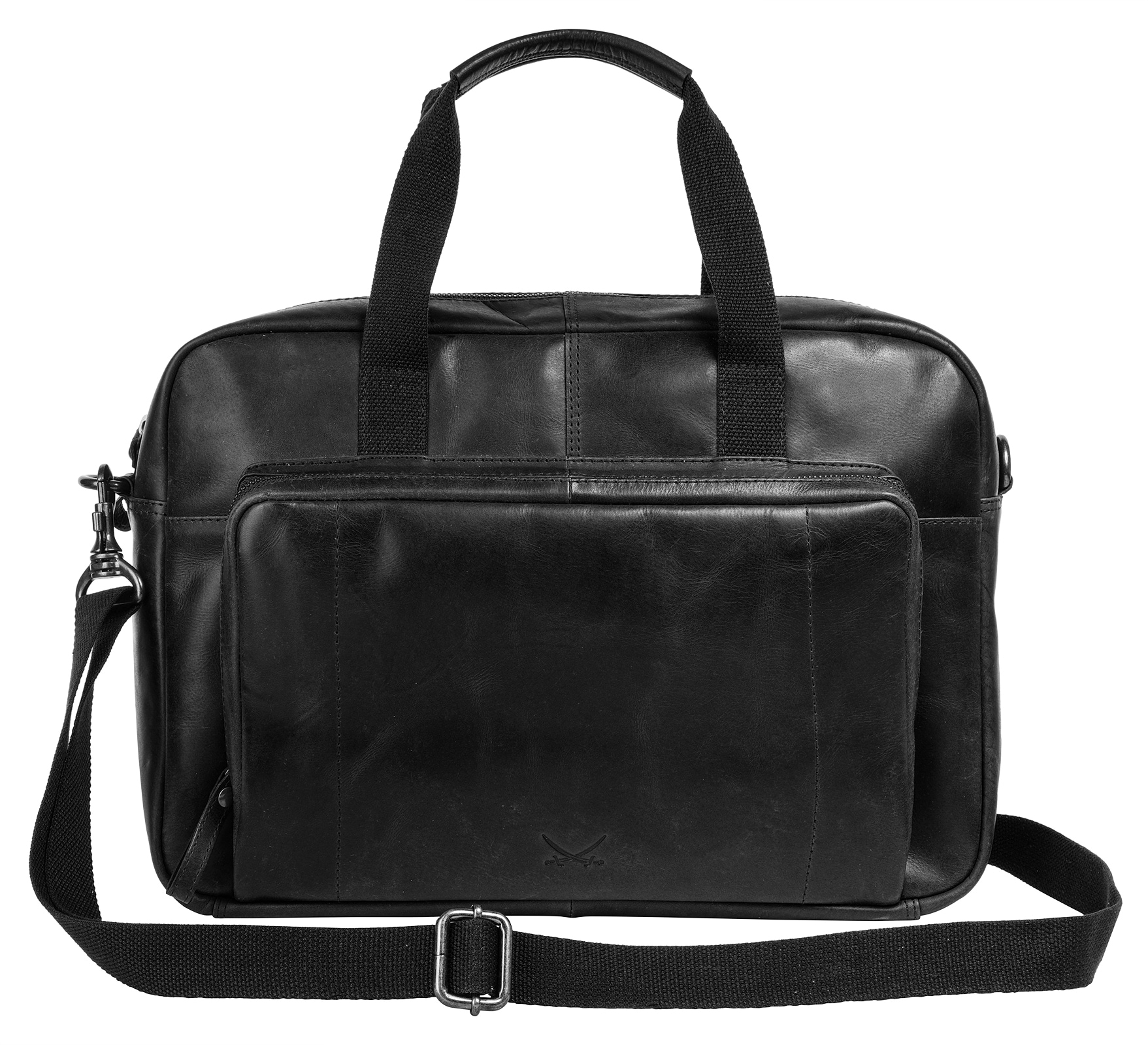 Sansibar Aktentasche »Businessbag Black« echt Leder