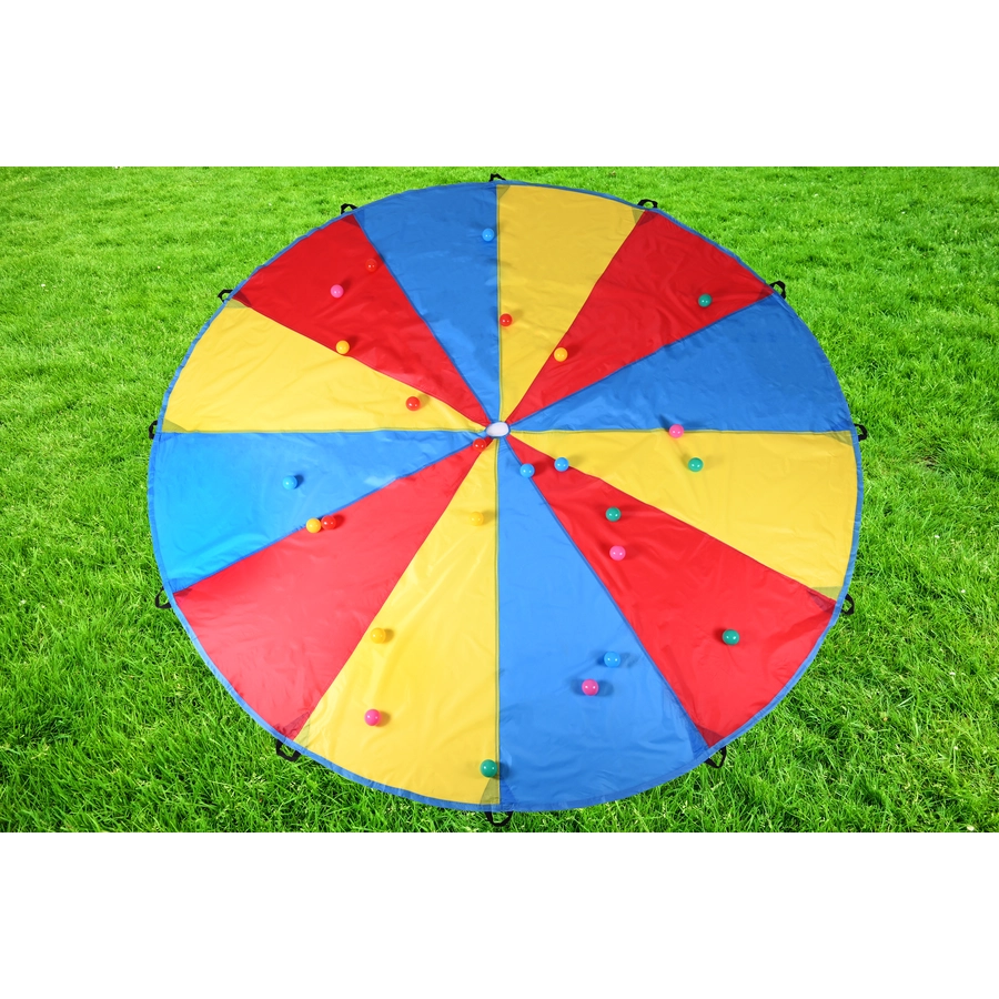 knorr toys® Schwungtuch Up and downinkl. 25 balls; Ø ca. 305 cm; 12 Griffe rot