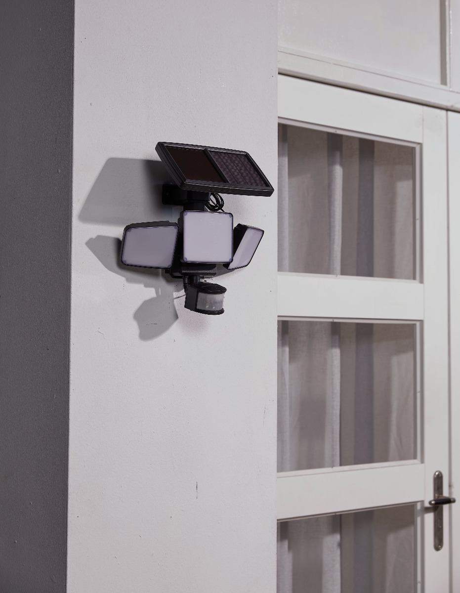 Luxform La Rioja solar wandlamp met bewegingssensor