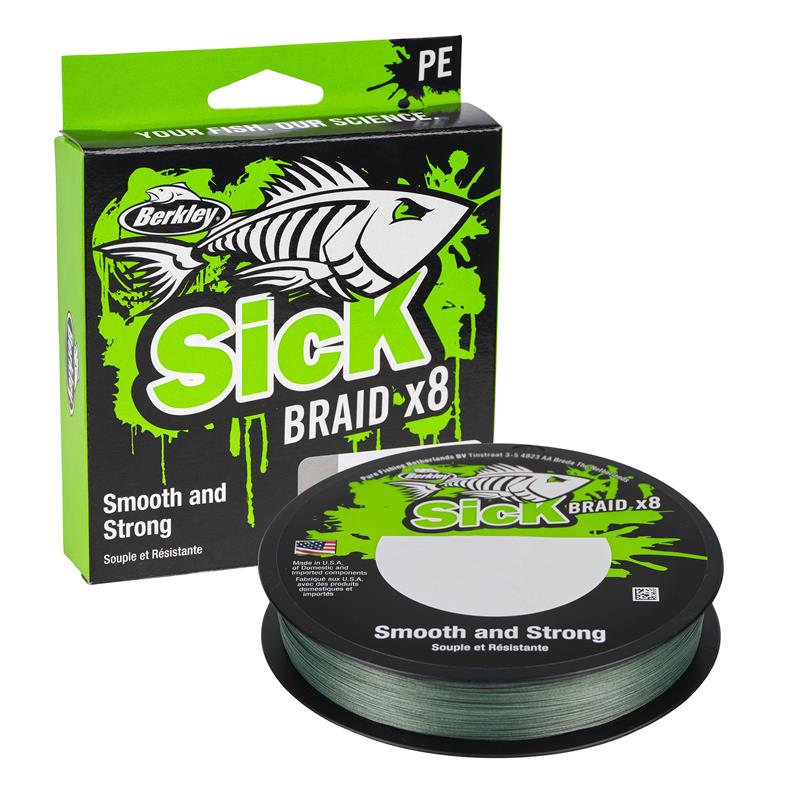 Tresse Berkley Sick Braid Moss Green - 150M
